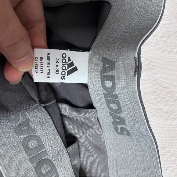 Adidas Dark Grey Golf Pants Men’s Size 34 x 30 Stretchy Comfortable - Picture 4 of 10